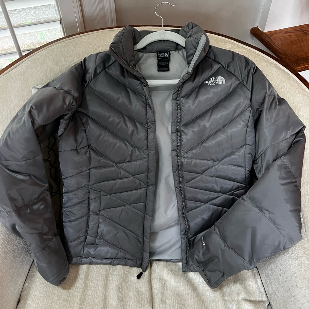 North Face Silver Down Jacket XS